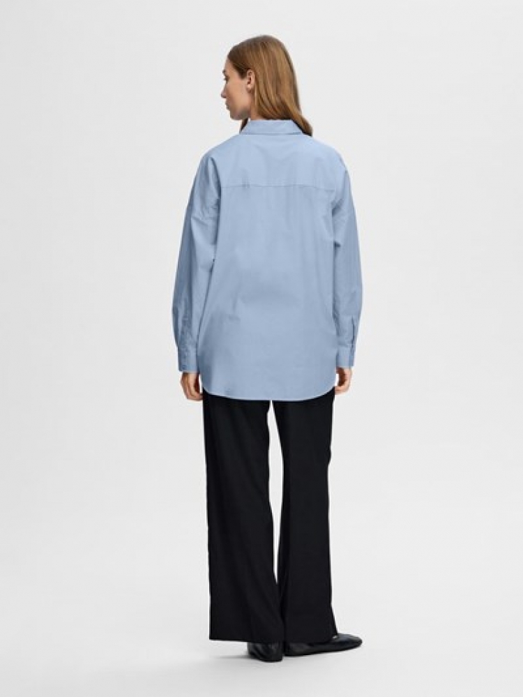 SlfDina-Sanni LS Shirt Cashmere blue