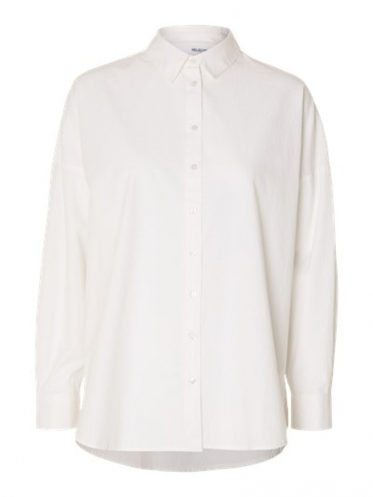 SlfDina-Sanni LS Shirt Bright White
