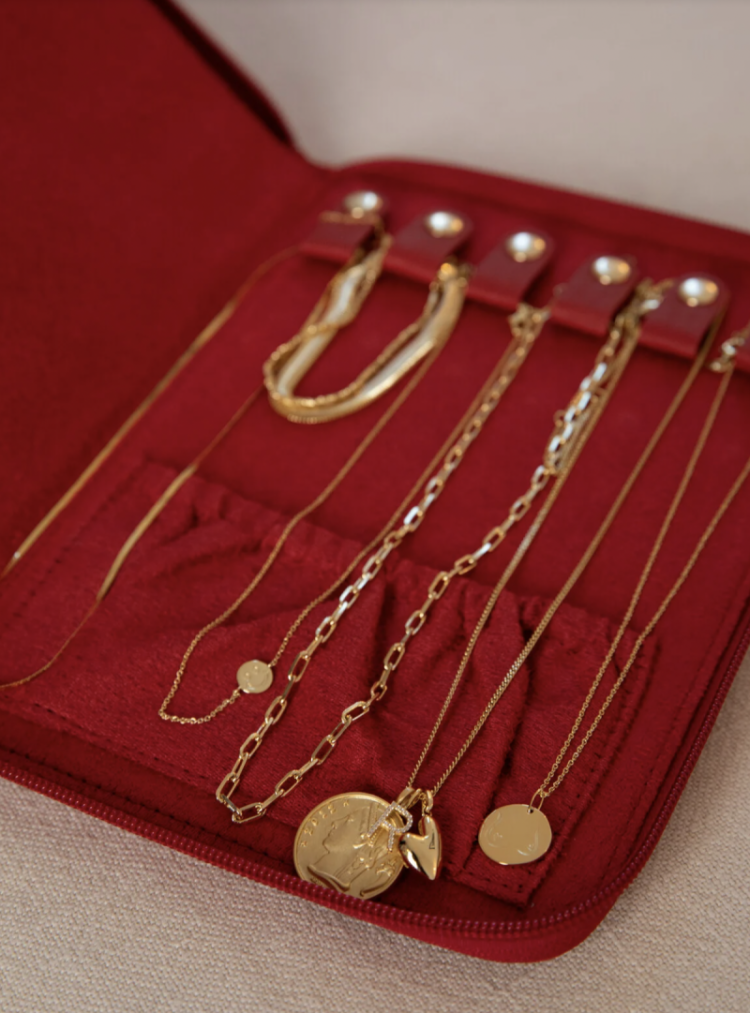 Juwelen- Case Mae rood