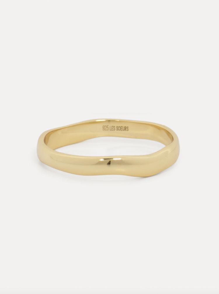 Ginette flowy ring Gold
