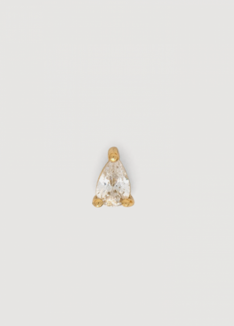 Oorbel Jolie Pear Strass  Gold 