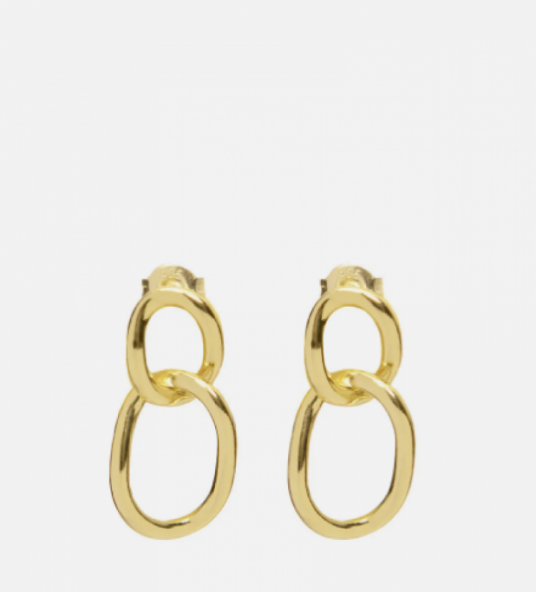 Cara Double Loop set  Gold