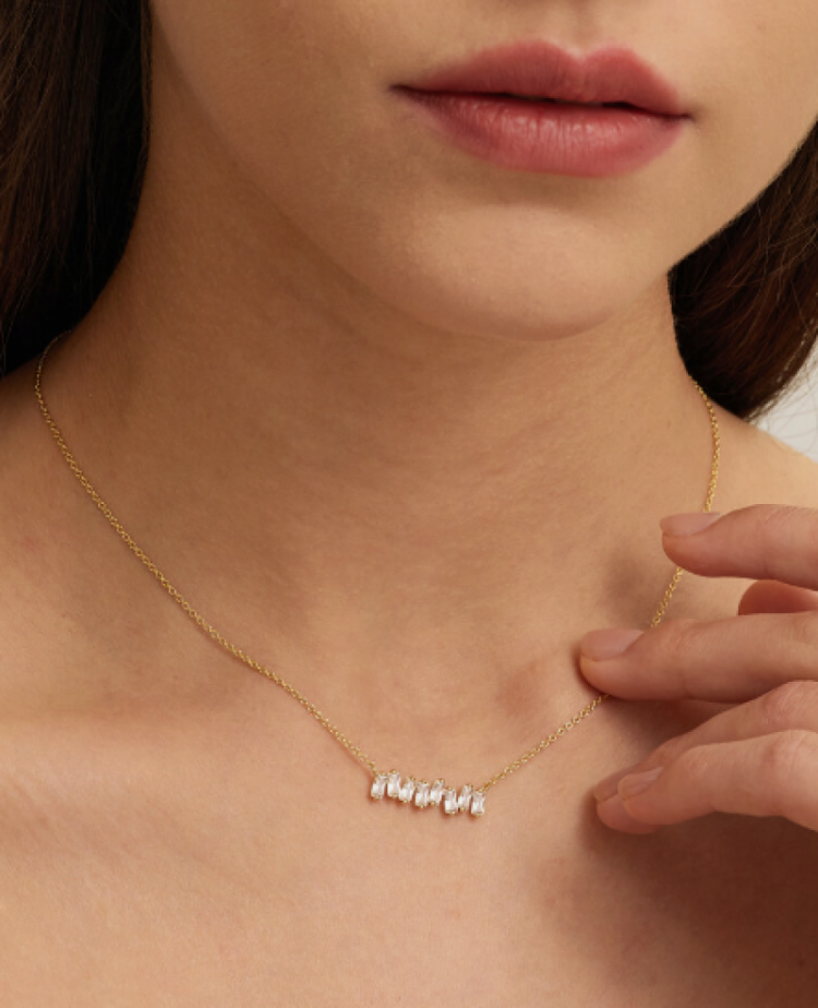 Roma Baguette Clear  Gold