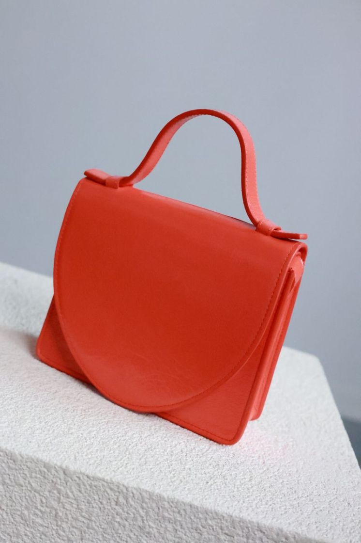 Micro Briefcase  Coral stone