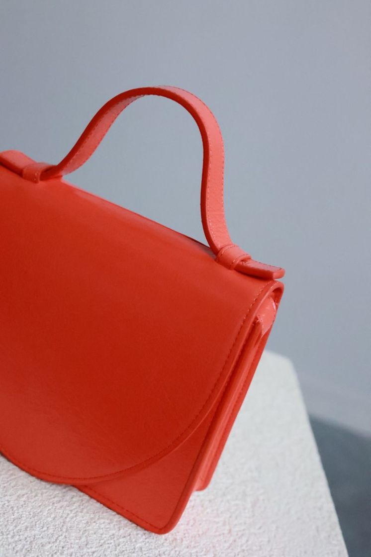 Micro Briefcase  Coral stone