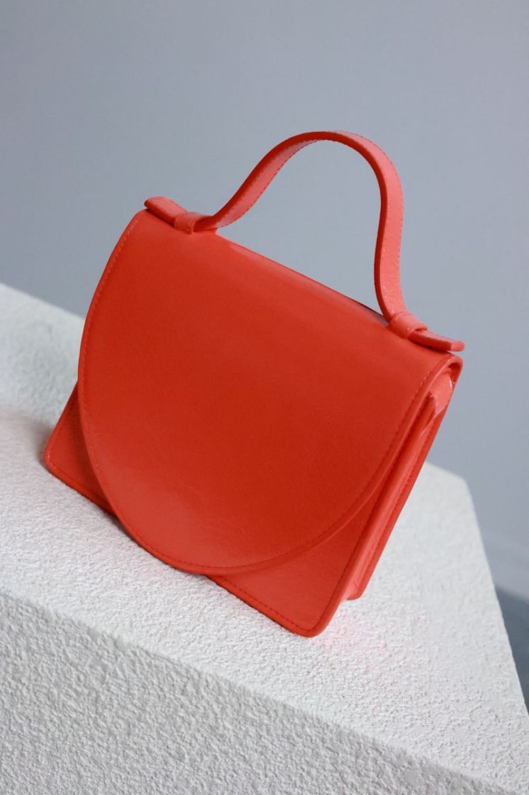 Micro Briefcase  Coral stone