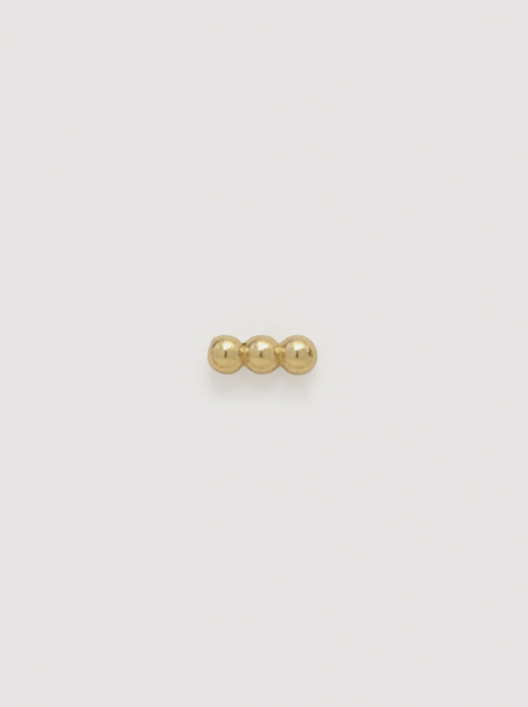 Oorbel Jolie Barre Dots Gold