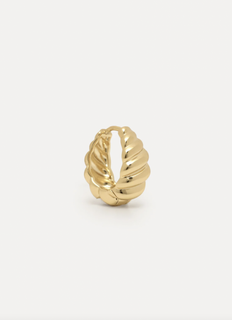 Oorbel Jazz Croissant Gold