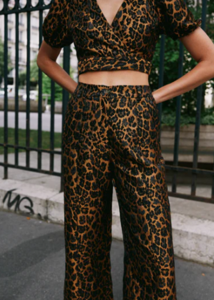 Pantalon Zita Leopard
