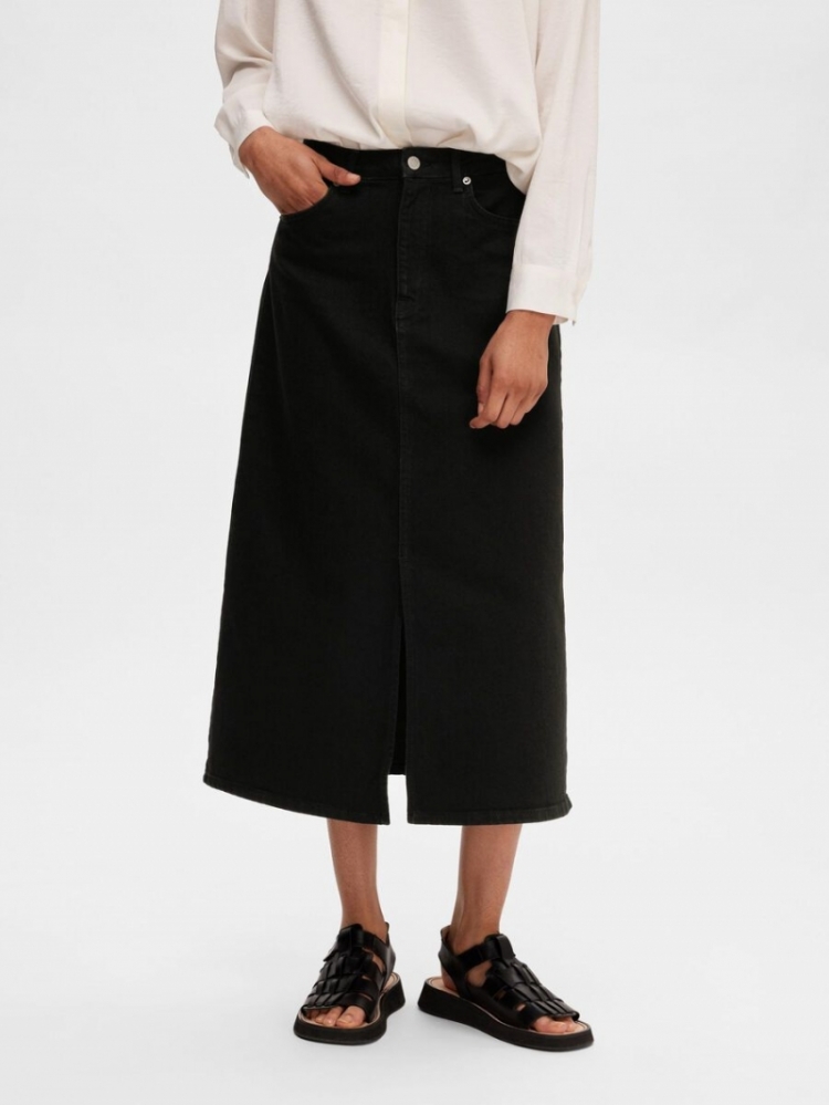 Slfkrista gerda hw black denim Black Denim