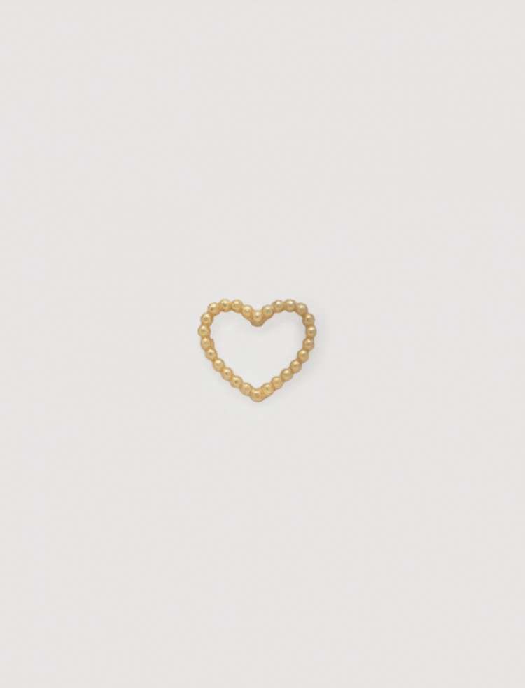Oorbel Jolie dotted heart gold