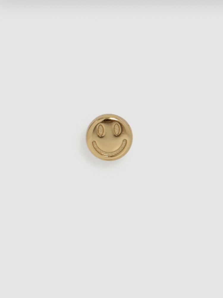 Oorbel Jolie smiley gold