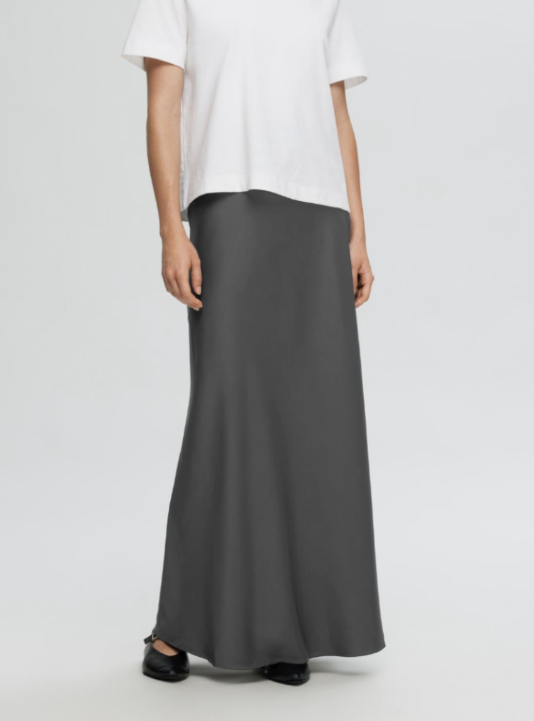 slflena hw ankle skirt noos volcanic ash