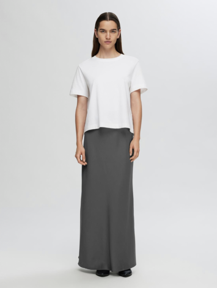 slflena hw ankle skirt noos volcanic ash