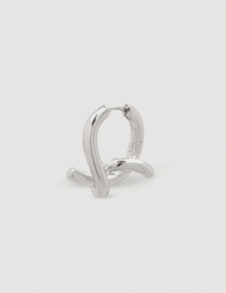 Oorbel Jazz knot Silver