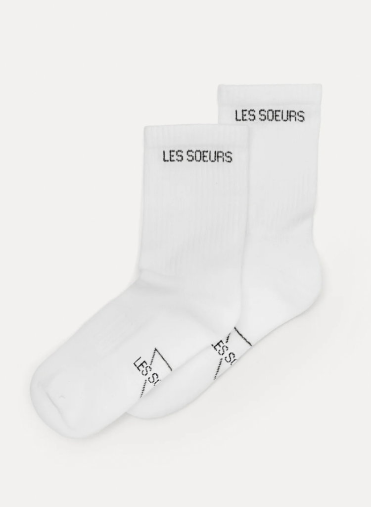 Socks stripes white