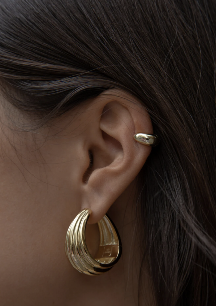 Oorbel set fara shell gold