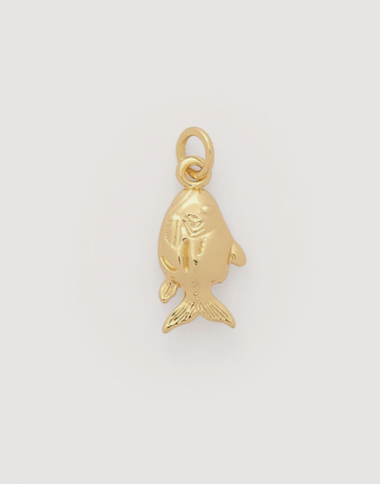 Fish charm Gold