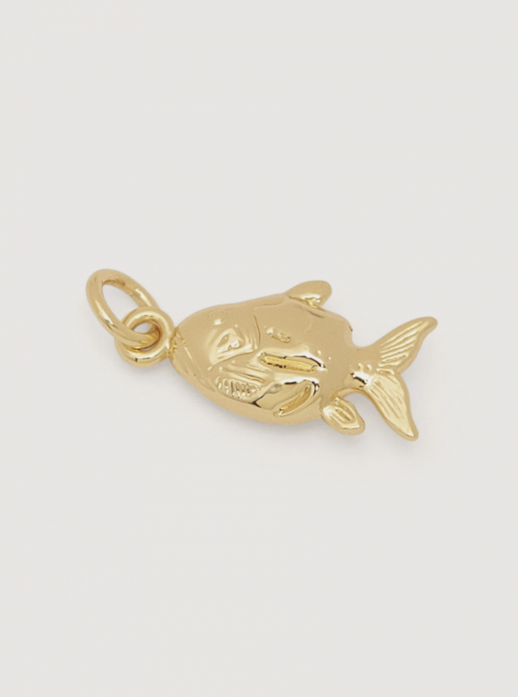 Fish charm Gold