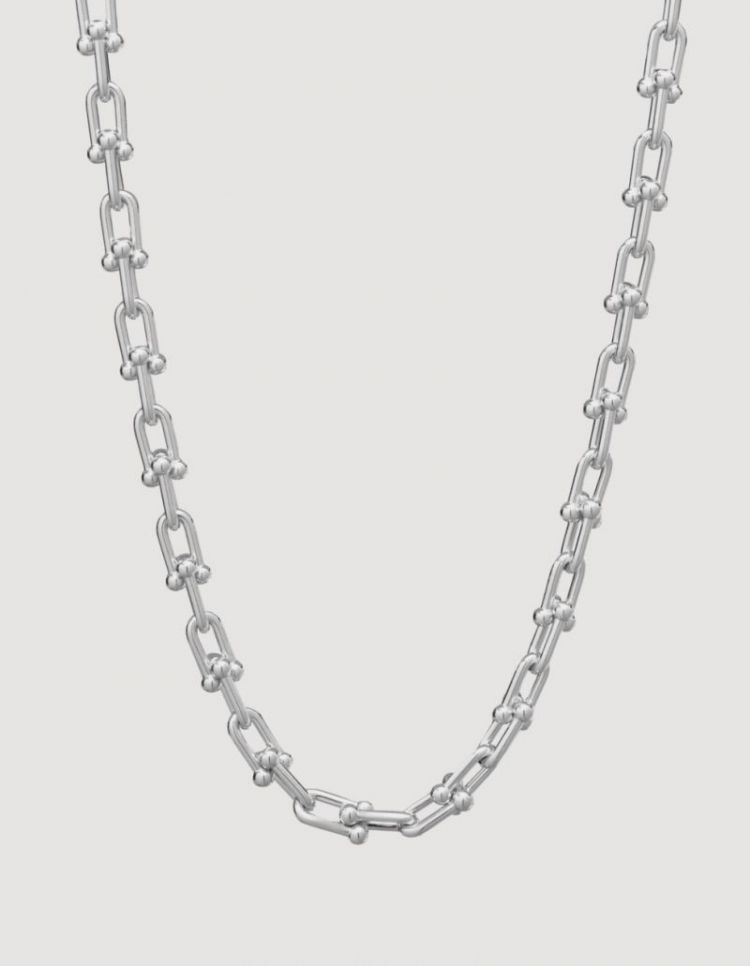 rana horseshoe necklace silver