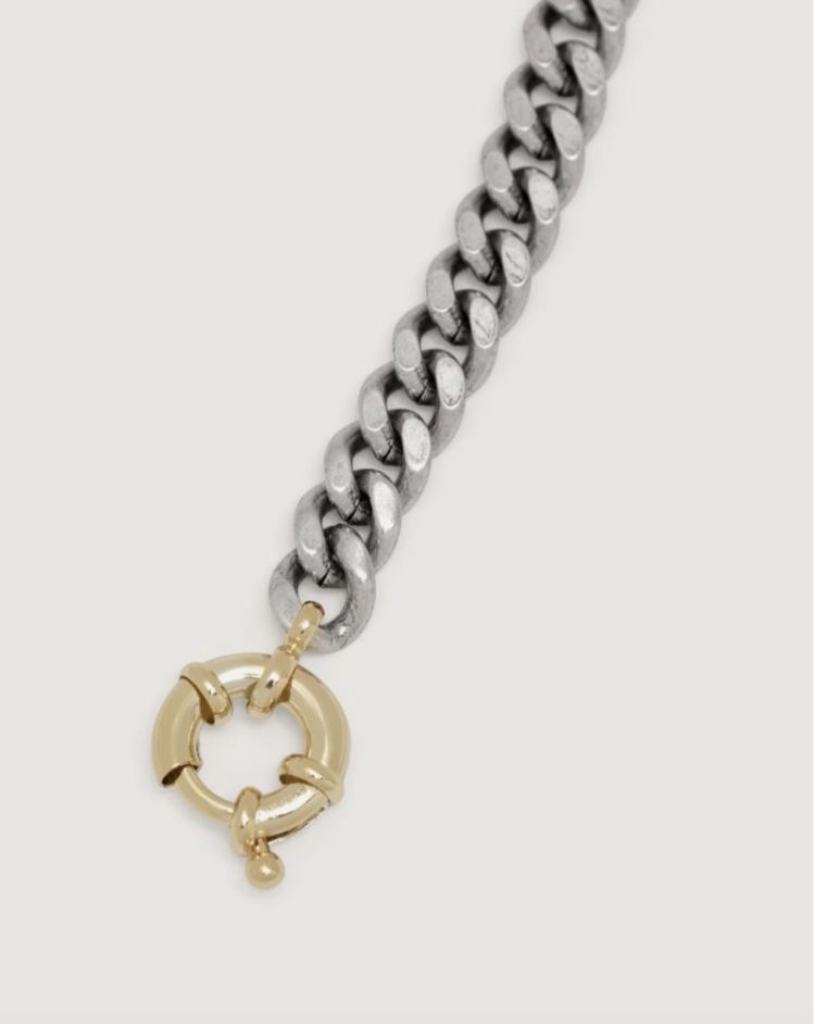 Mara bracelet big Silver