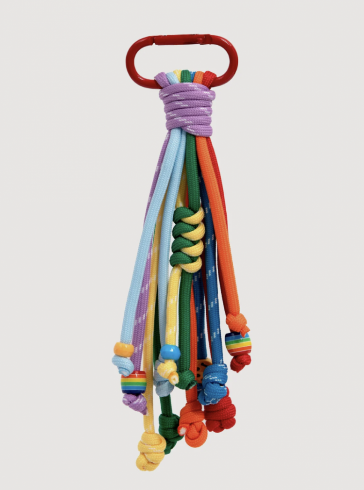 bag charm ropes multi