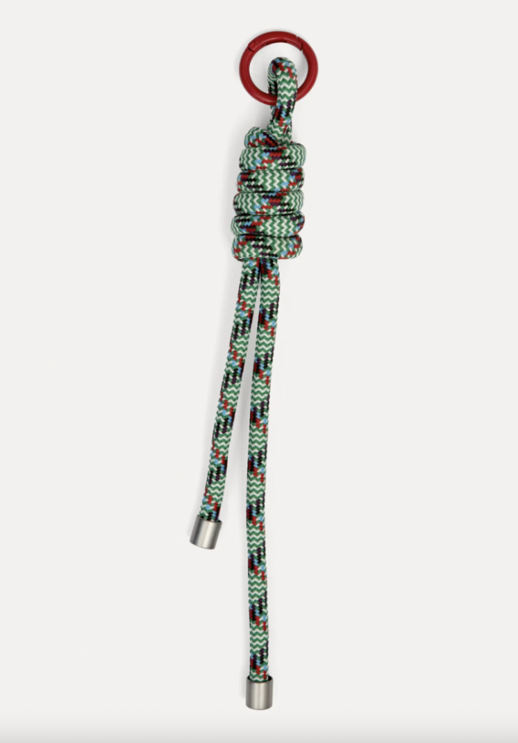 bag charm rope green