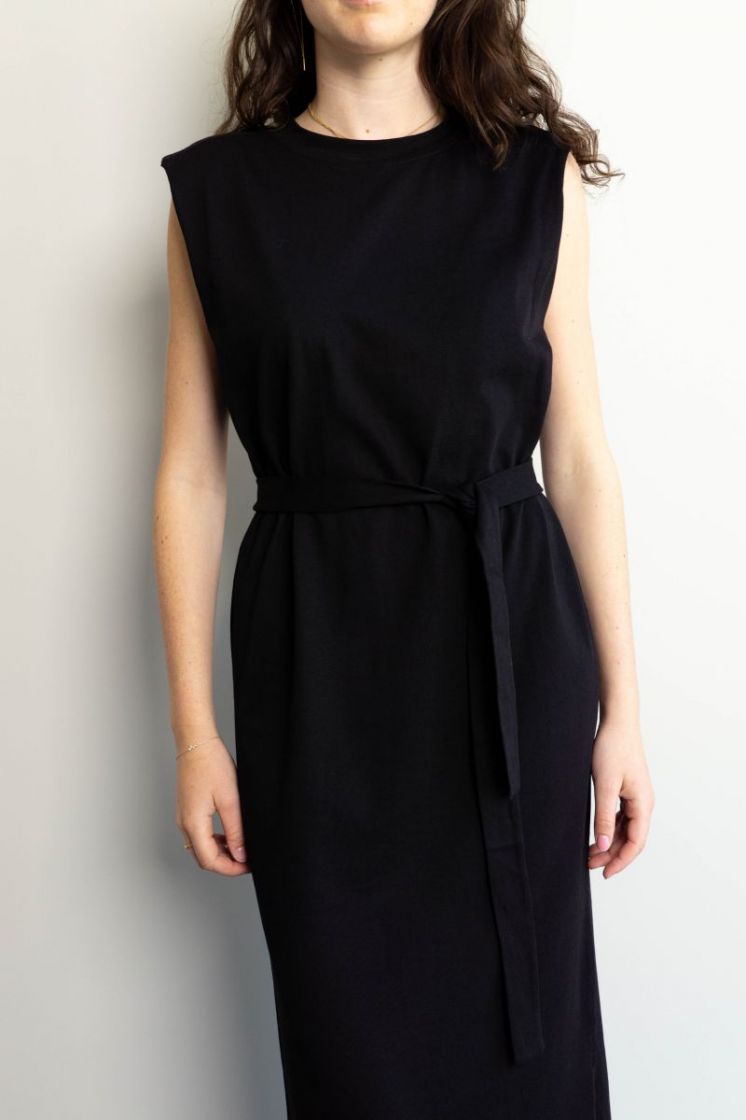 Slfhalley SL Shoulderpad dress black