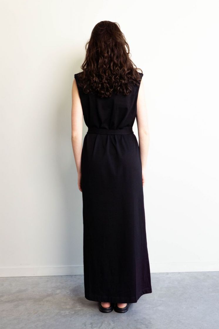 Slfhalley SL Shoulderpad dress black