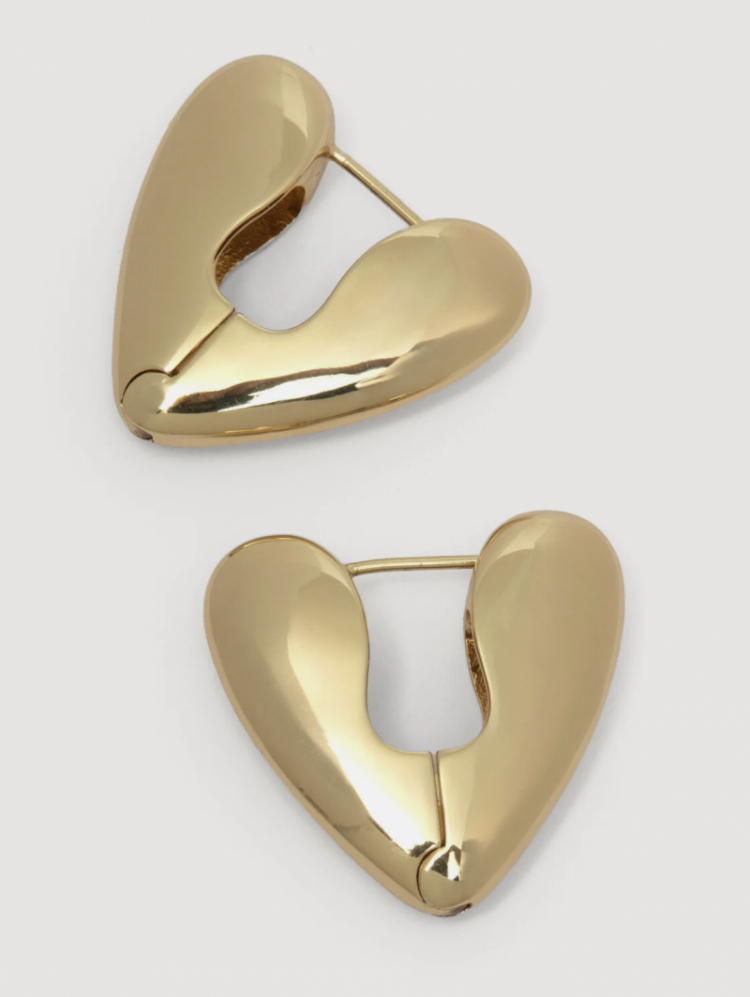 Oorbel set fara heart  Gold