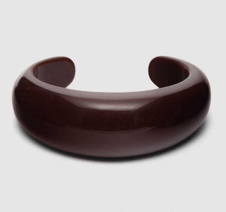 Resin bangle burgundy burgundy