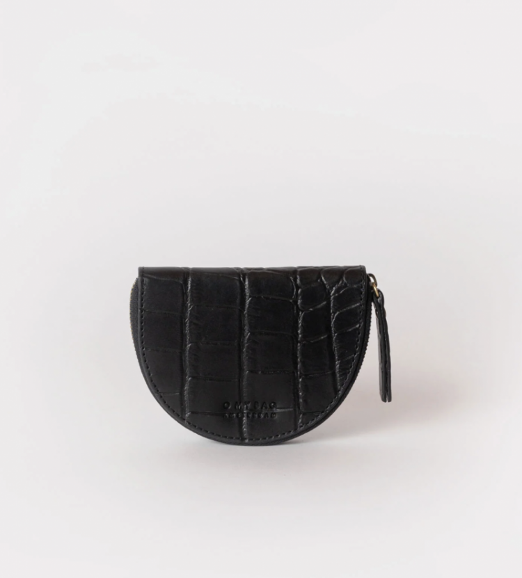 Laura Coin Purse Black Croco