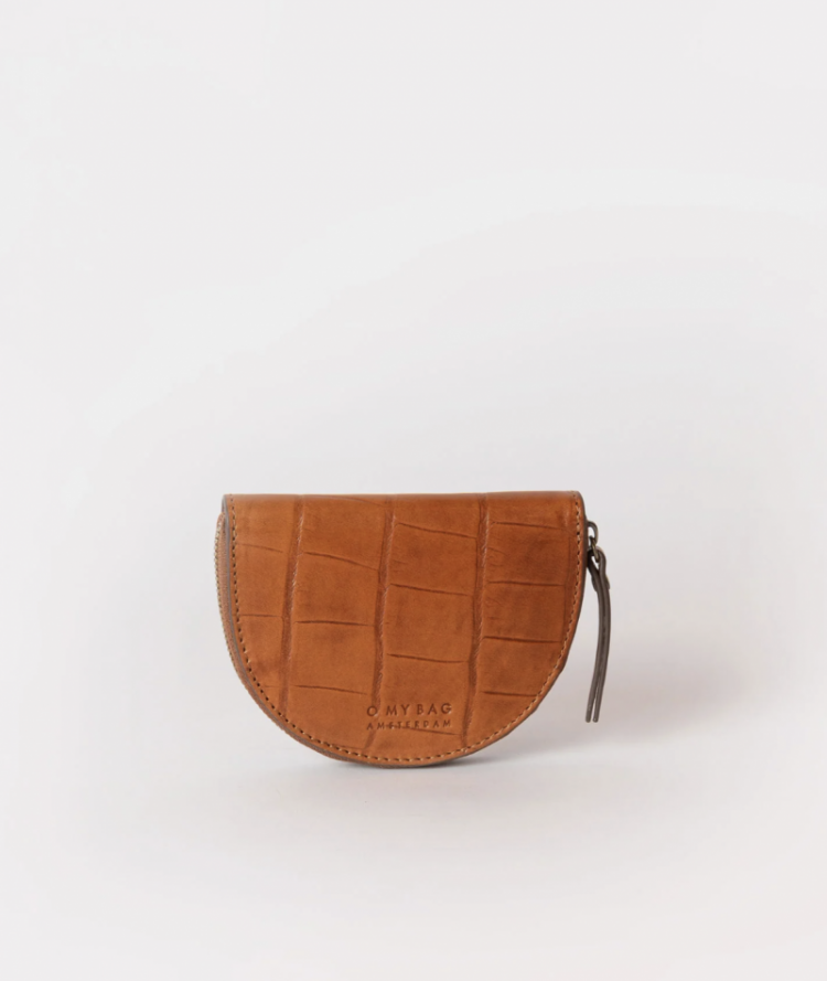 Laura Coin Purse Cognac Croco