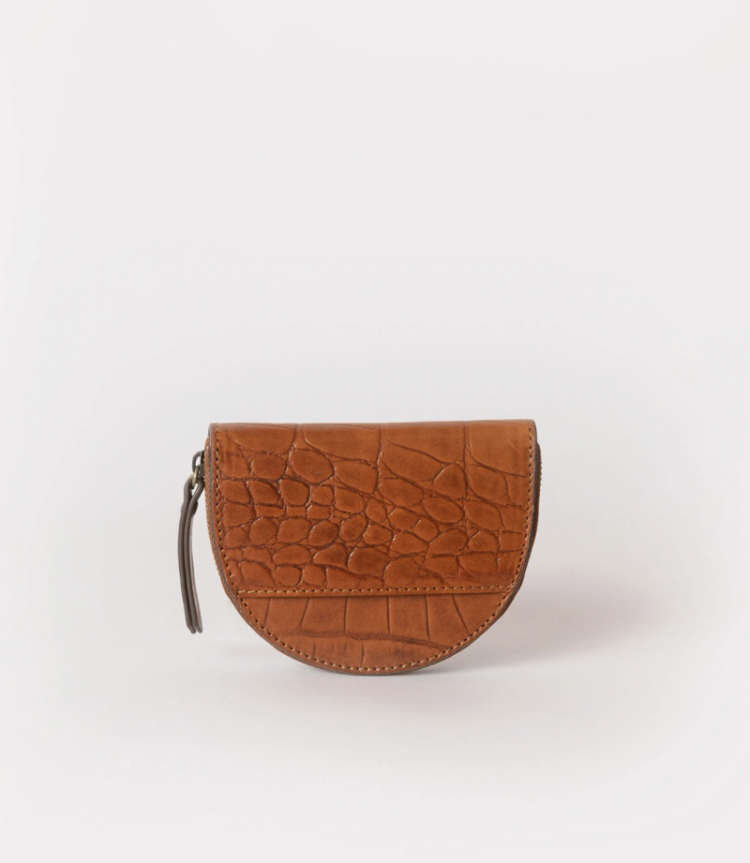 Laura Coin Purse Cognac Croco