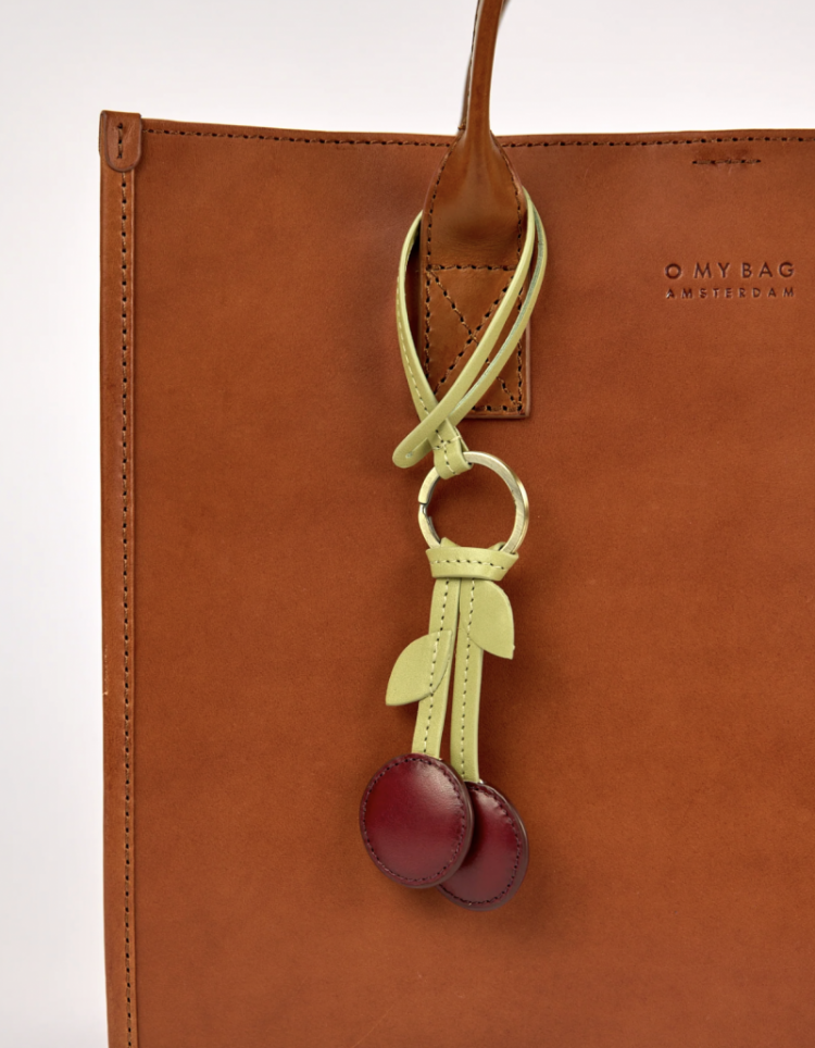 Cherry Bag Charm Ruby