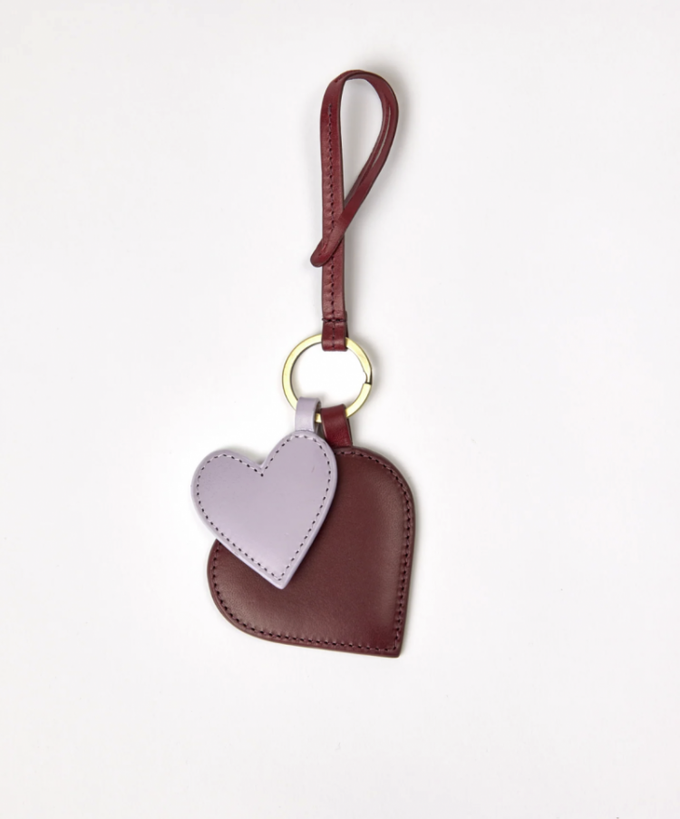 Haerts Bag Charm Ruby & Lavender