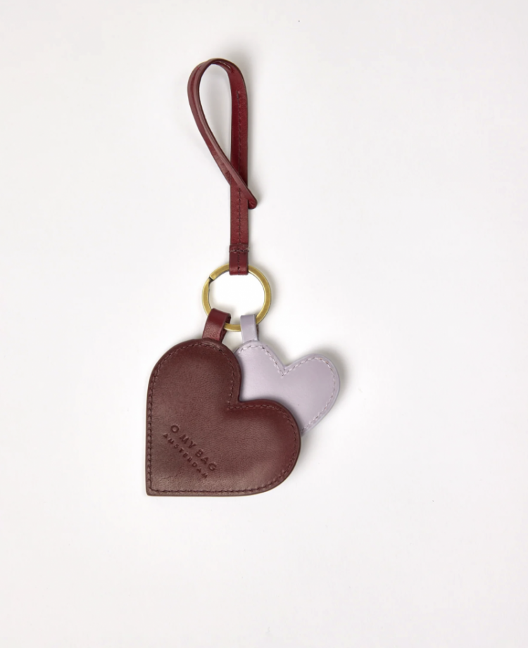 Haerts Bag Charm Ruby & Lavender