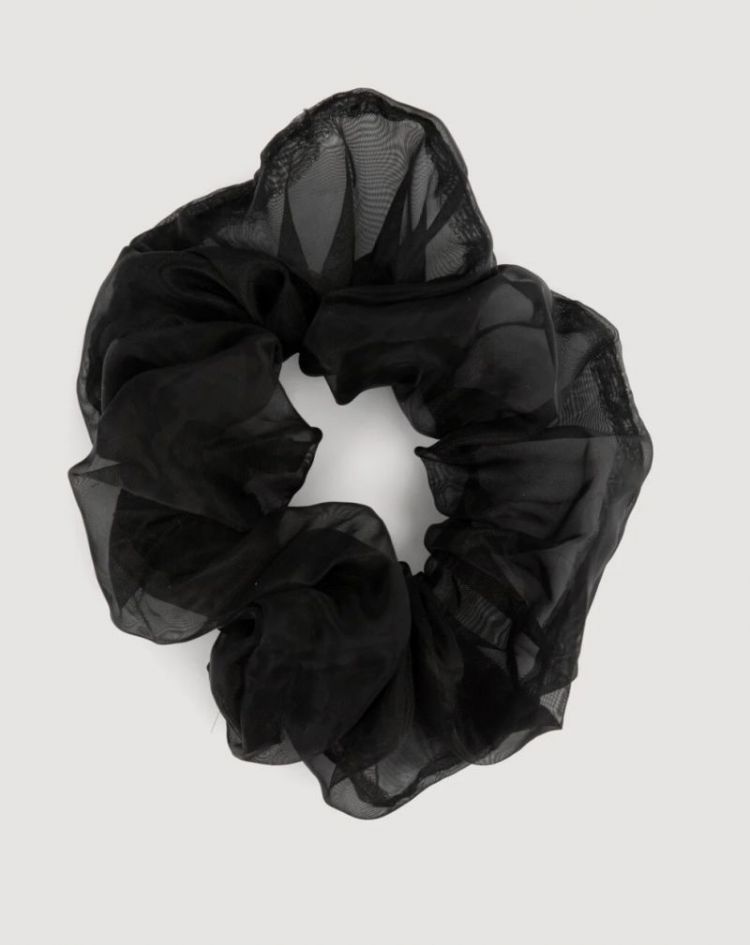 Organza srunchie Black