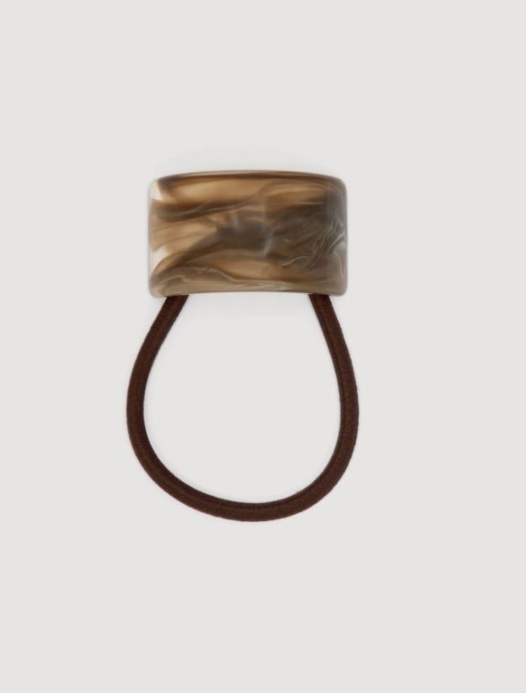 Haarelastiek Bruin