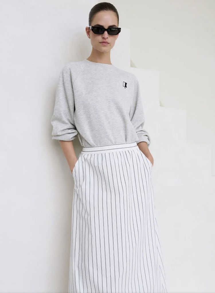 Alorlena skirt Crown blue stri