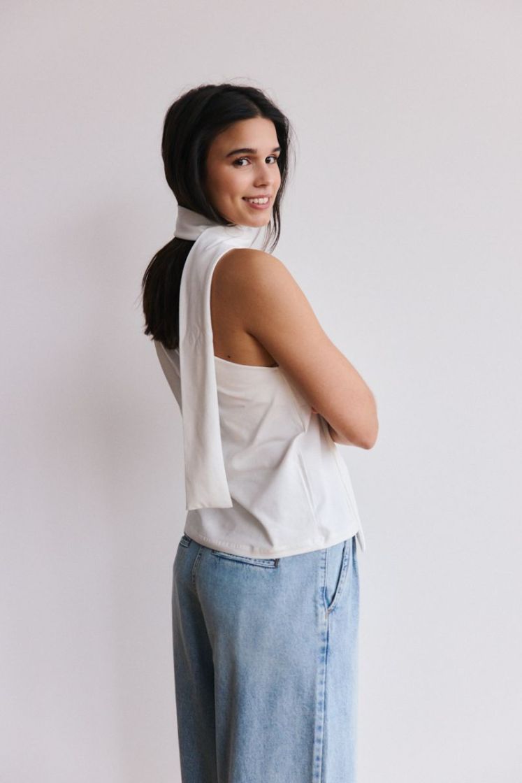 Una top  offwhite