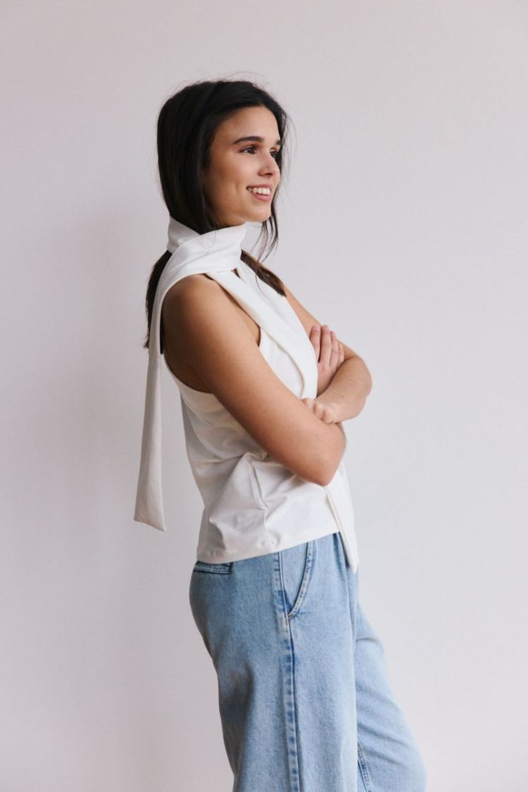 Una top  offwhite