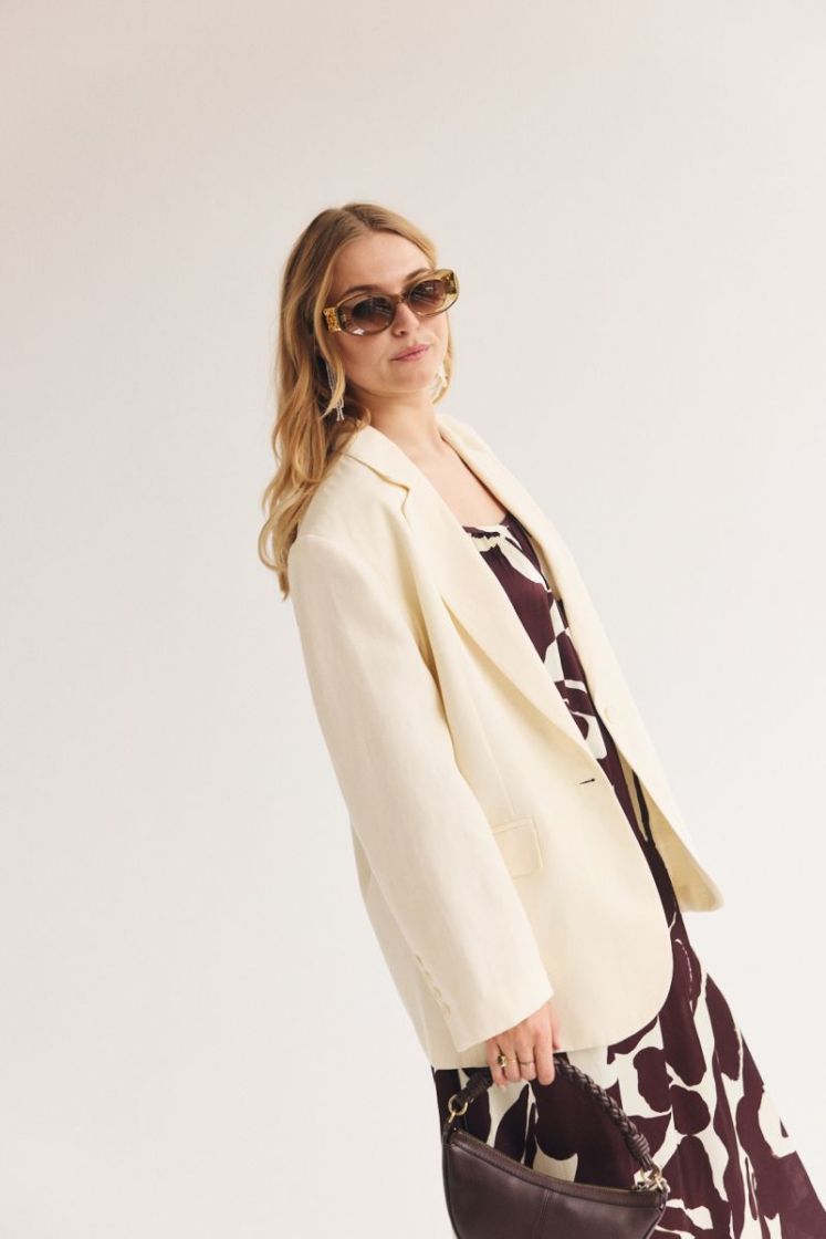 Judy oversized blazer Butter cream