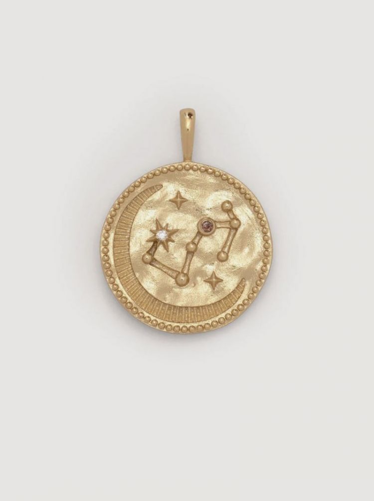 Hangertje zodiac schorpioen gold