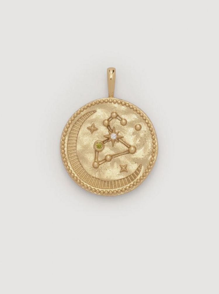 Hangertje zodiac leeuw Gold