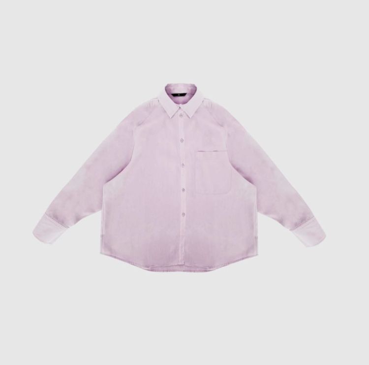 Marleen LS Oversized Shirt Lavender sky