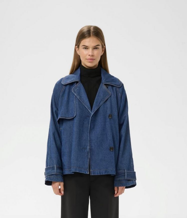 MableIW minona short coat Dark blue denim