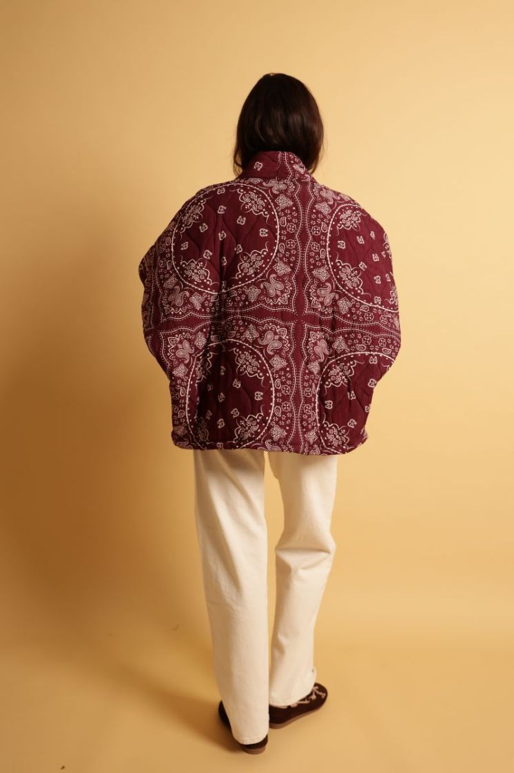 Veste Kimono  Bordeaux