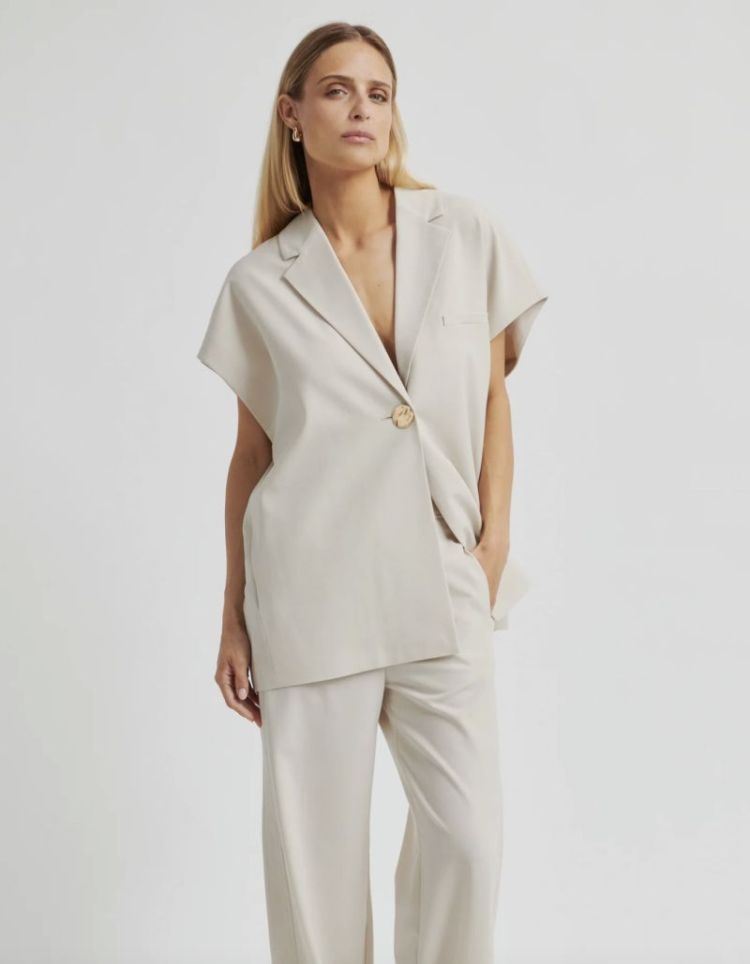 Blanca waistcoat Soft beige