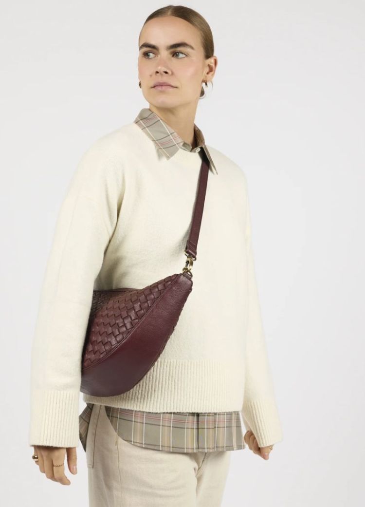 Leo Maxi Woven Dark Cherry